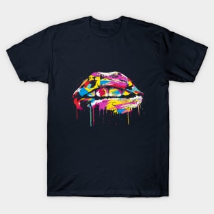 Colorful lips T-Shirt